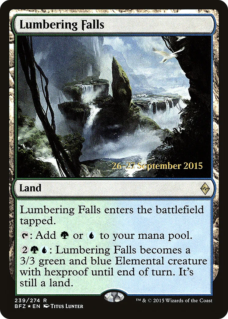Chutes mugissantes — Battle for Zendikar Promos — Magic: The Gathering