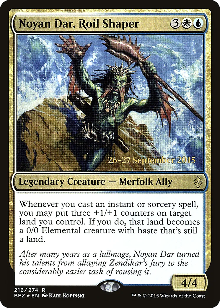 Noyan Dar, forgeur du Roulis — Battle for Zendikar Promos — Magic: The Gathering