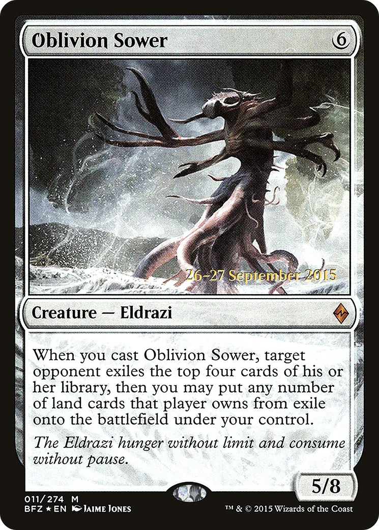 Oblivion Sower — Battle for Zendikar Promos — Magic: The Gathering