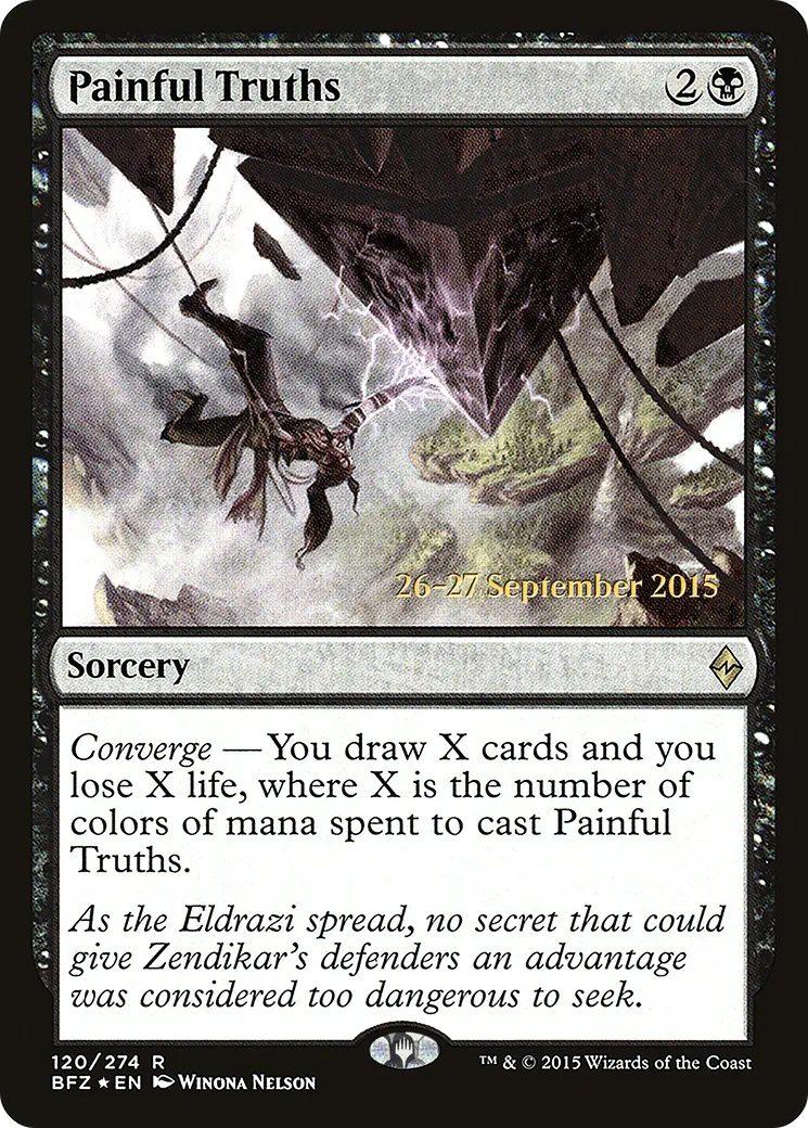 Painful Truths — Battle for Zendikar Promos — Magic: The Gathering