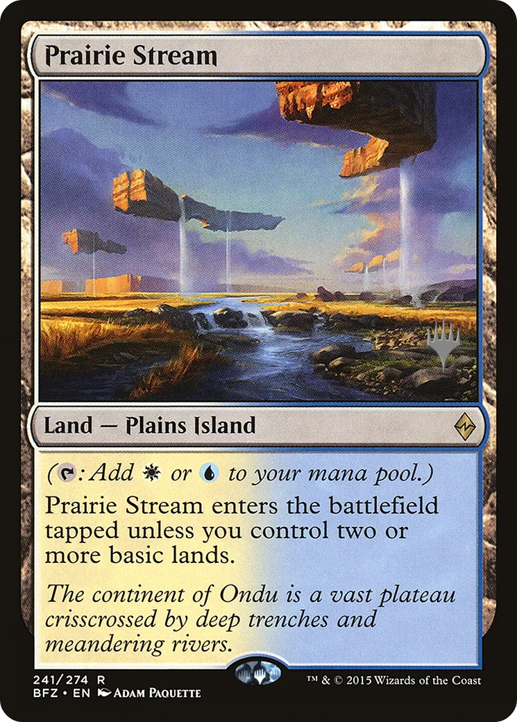 Prairie ruisselante — Battle for Zendikar Promos — Magic: The Gathering