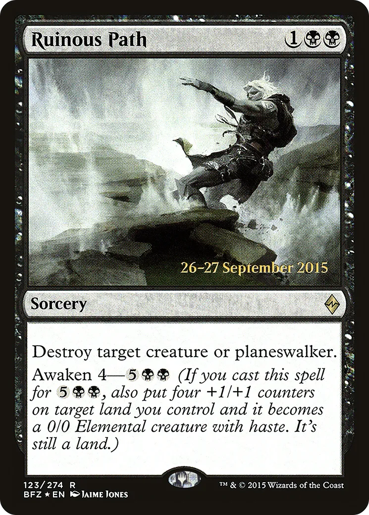 Chemin désastreux — Battle for Zendikar Promos — Magic: The Gathering
