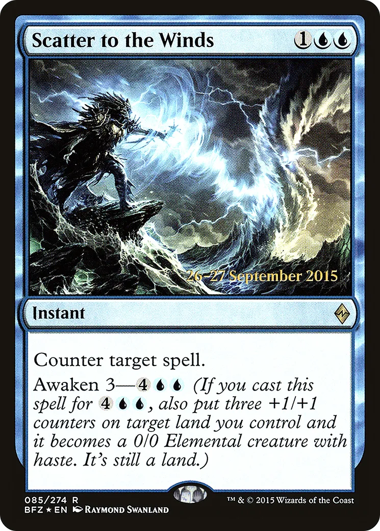 Disperser aux quatre vents — Battle for Zendikar Promos — Magic: The Gathering