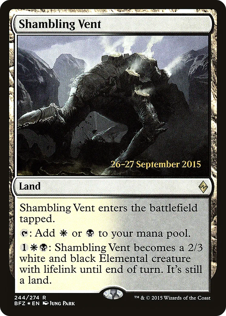 Fumerolles titubantes — Battle for Zendikar Promos — Magic: The Gathering