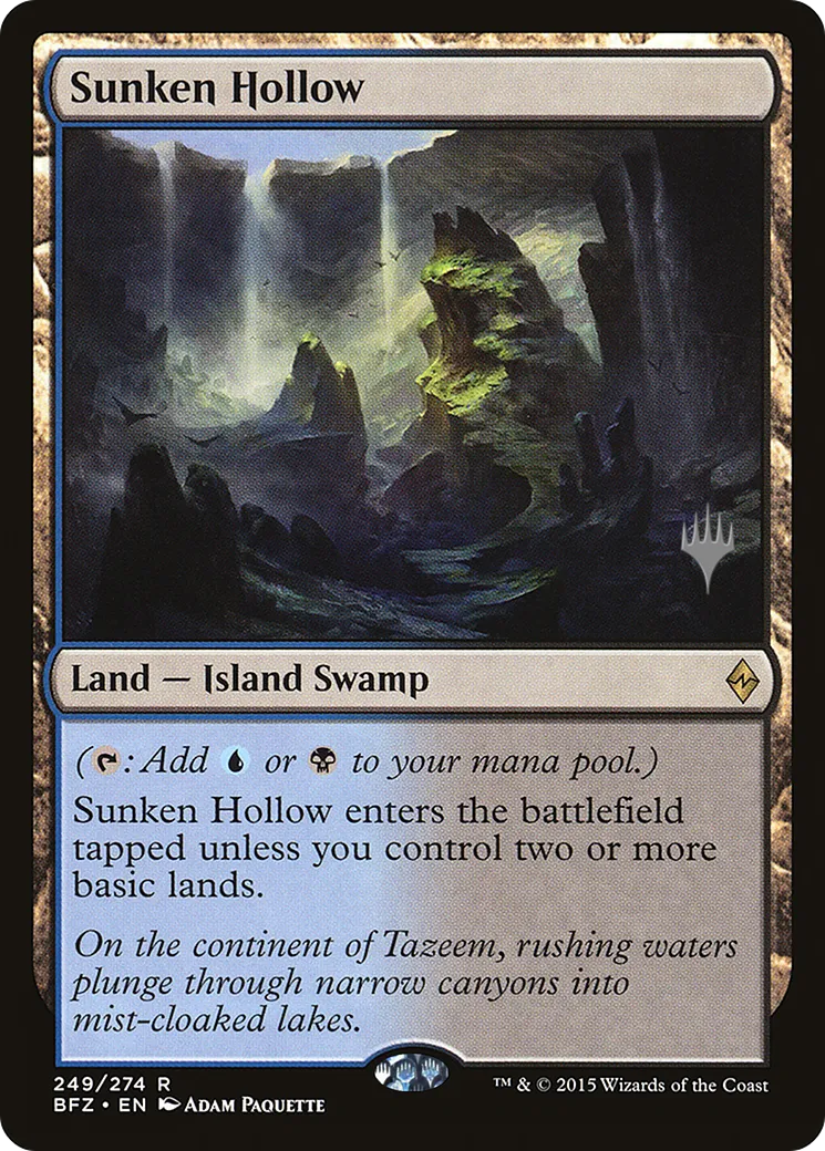 Dépression engloutie — Battle for Zendikar Promos — Magic: The Gathering