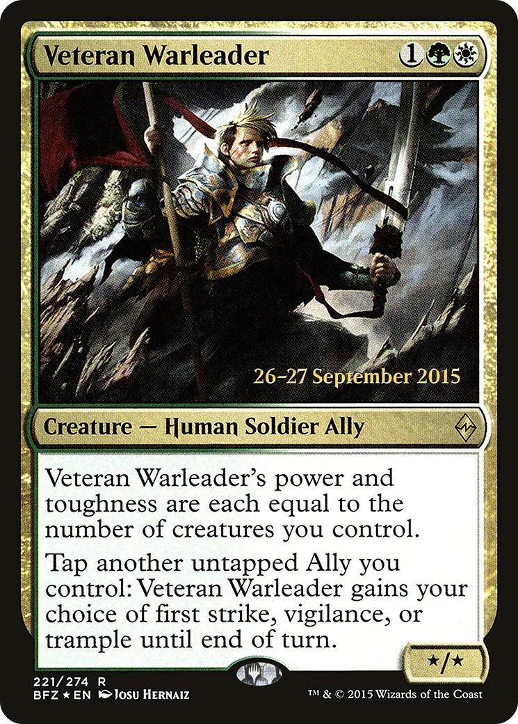 Chef de guerre vétérane — Battle for Zendikar Promos — Magic: The Gathering