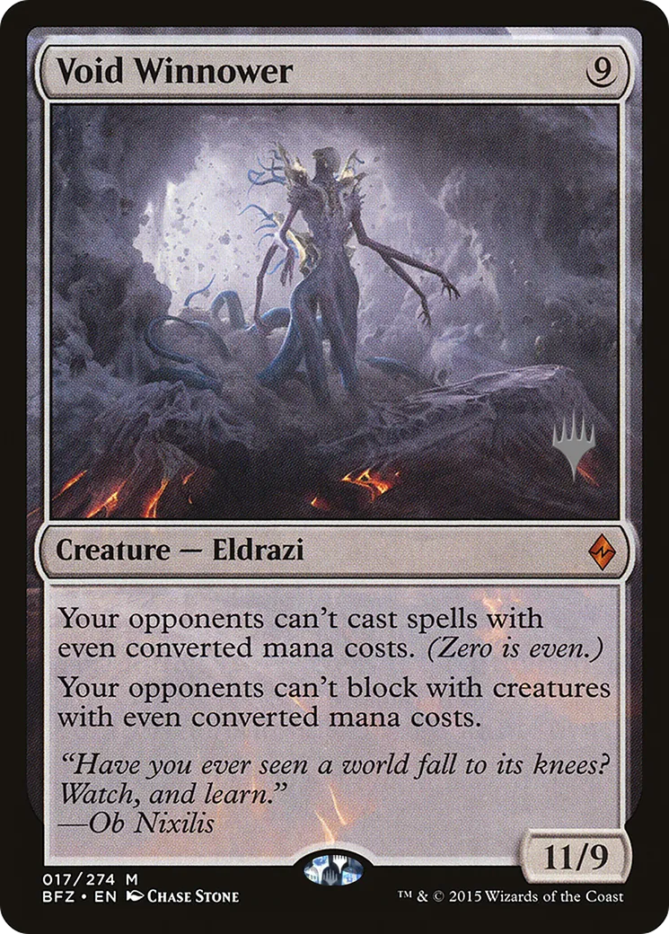 Void Winnower — Battle for Zendikar Promos — Magic: The Gathering