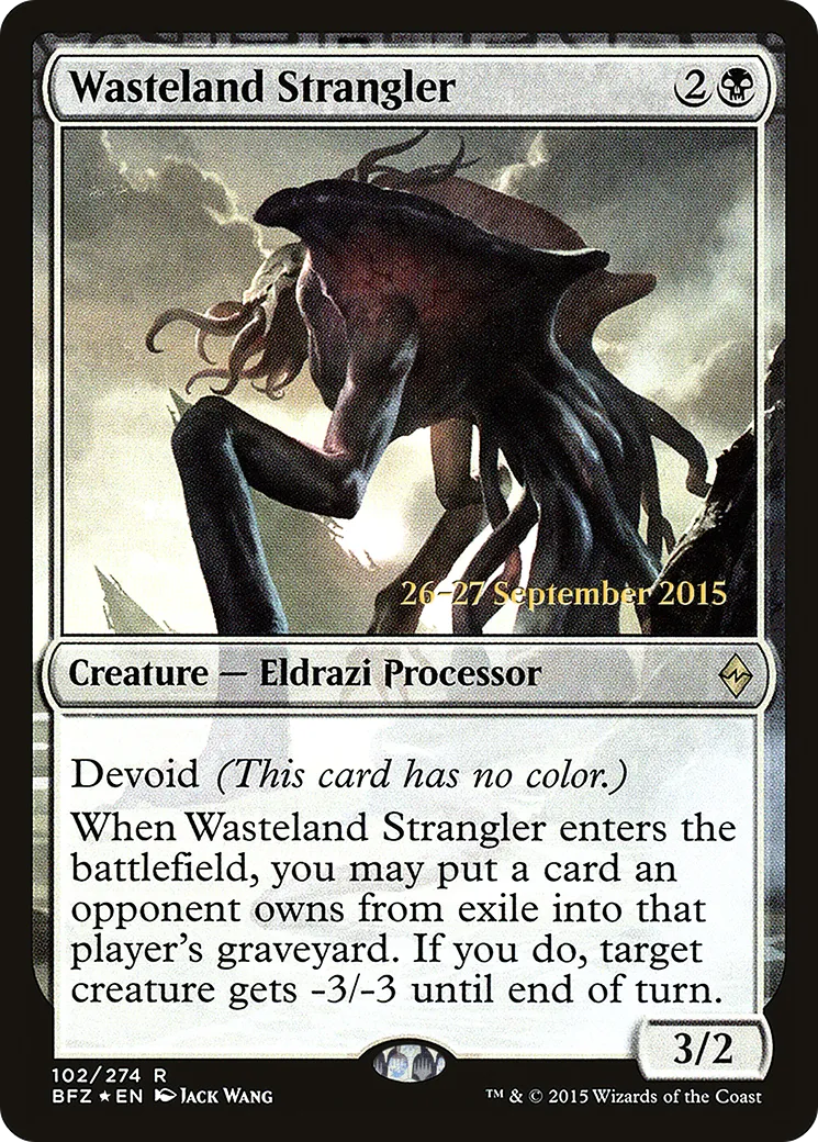 Étrangleur des terres dévastées — Battle for Zendikar Promos — Magic: The Gathering