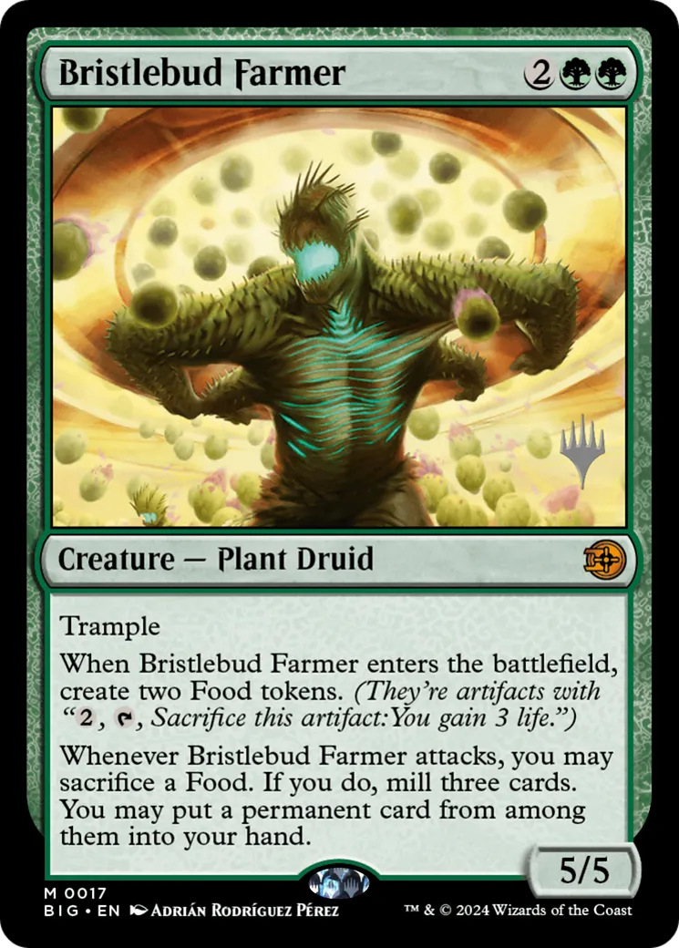 Bristlebud Farmer — The Big Score Promos — Magic: The Gathering