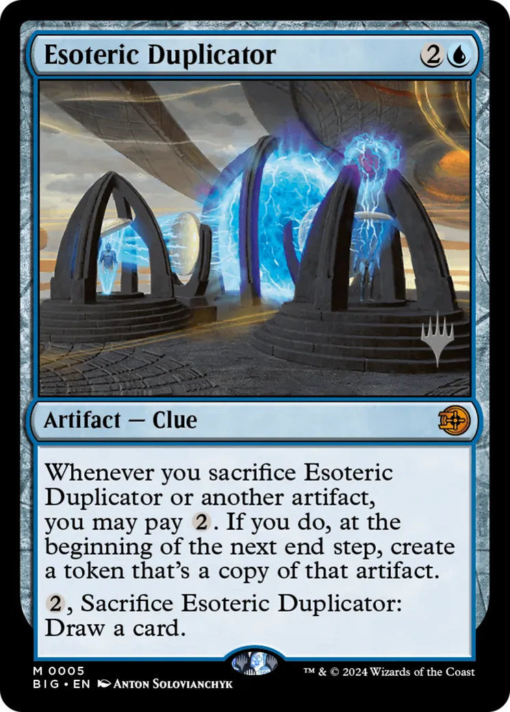 Esoteric Duplicator — The Big Score Promos — Magic: The Gathering