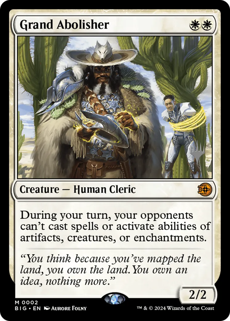 Grand Abolisher — The Big Score Promos — Magic: The Gathering