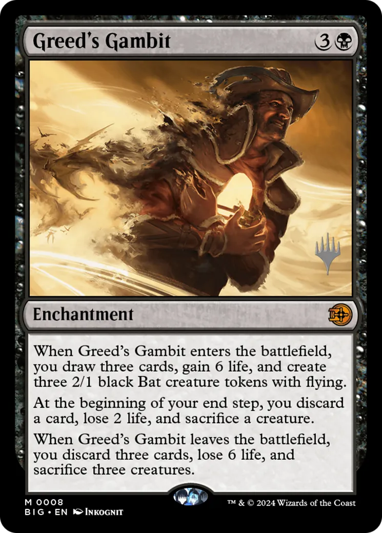 Greed's Gambit — The Big Score Promos — Magic: The Gathering