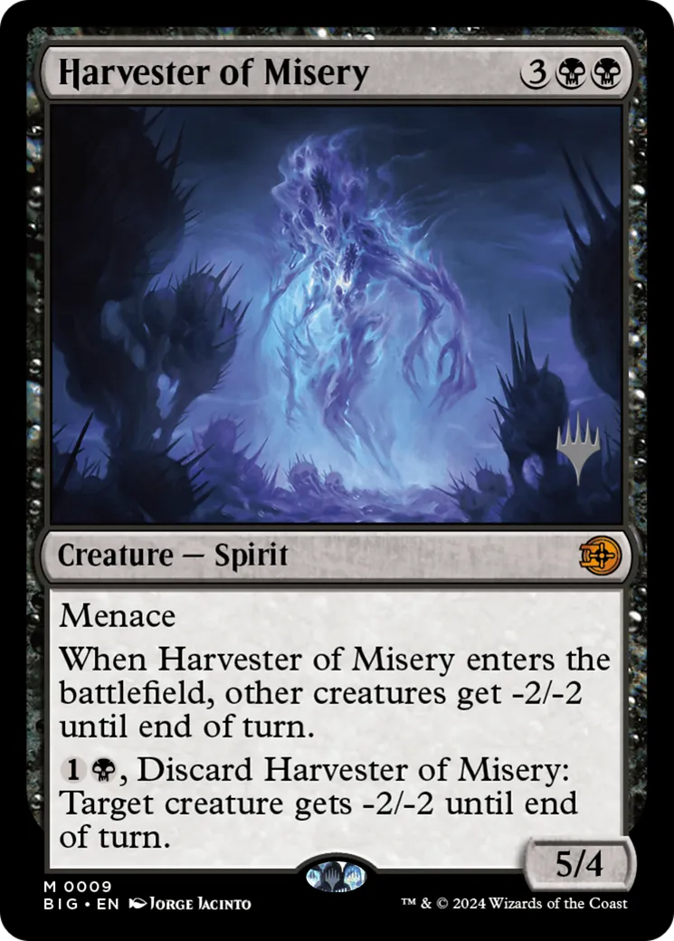 Harvester of Misery — The Big Score Promos — Magic: The Gathering