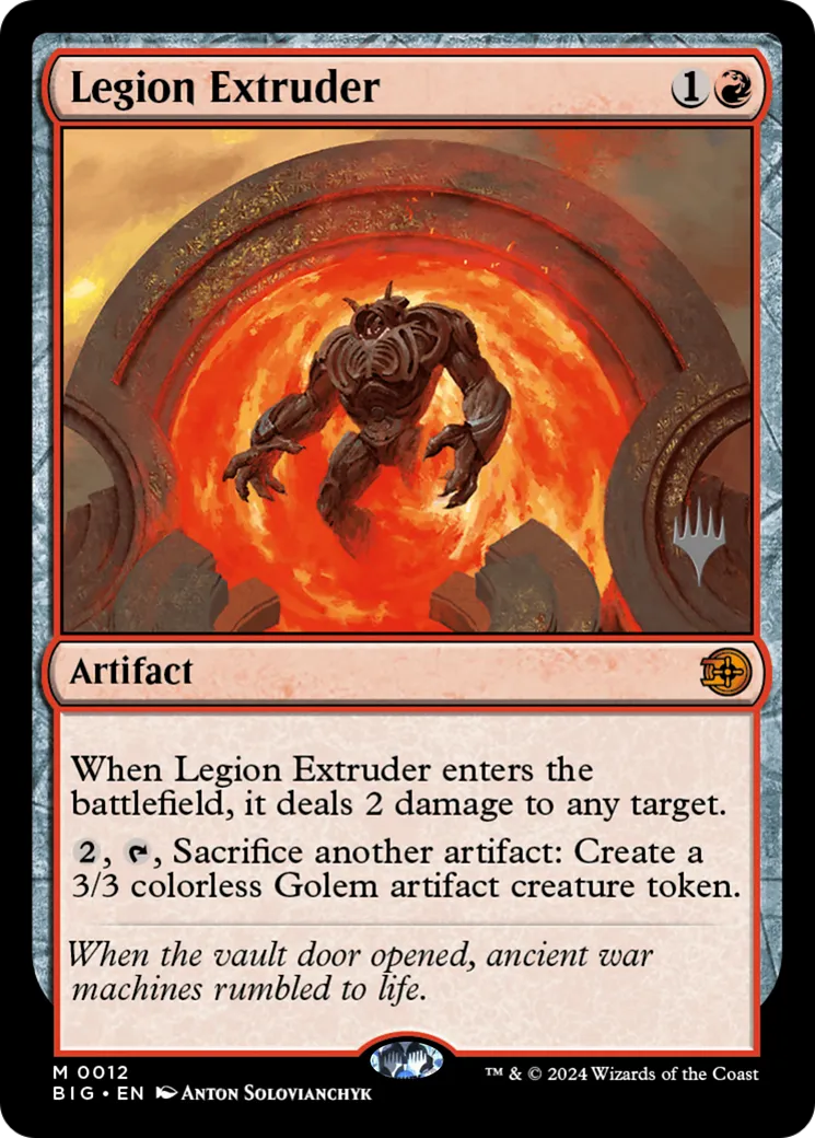 Legion Extruder — The Big Score Promos — Magic: The Gathering