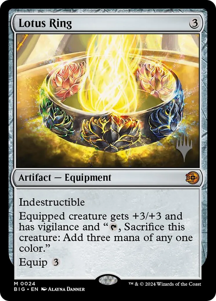 Lotus Ring — The Big Score Promos — Magic: The Gathering