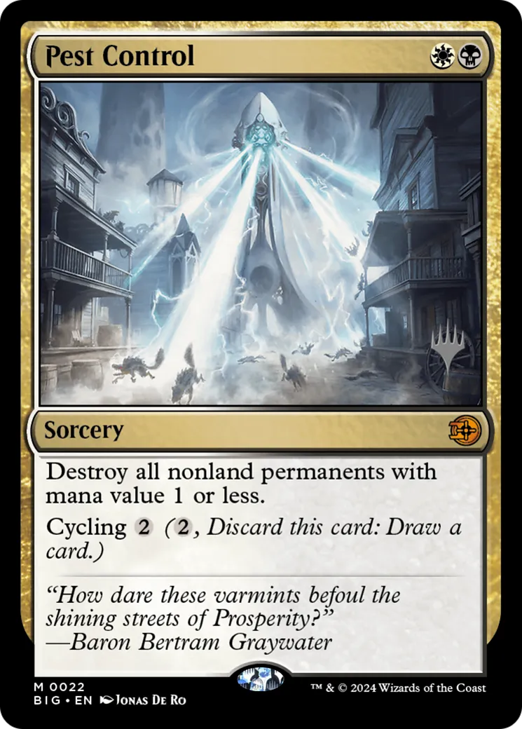 Pest Control — The Big Score Promos — Magic: The Gathering