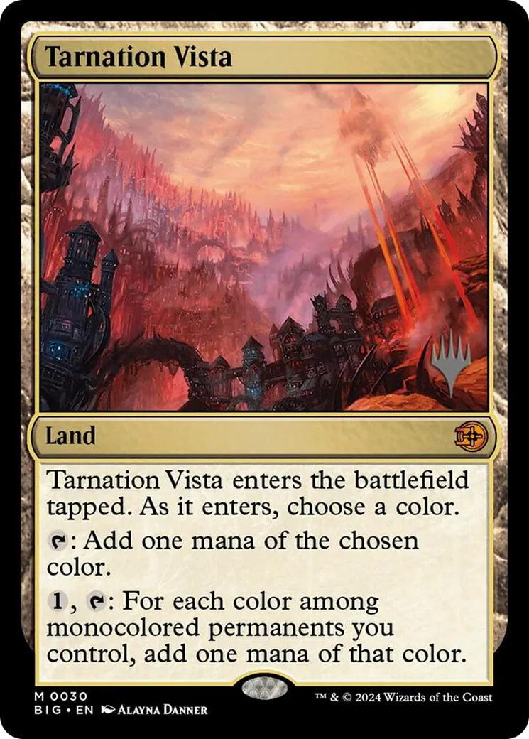 Tarnation Vista — The Big Score Promos — Magic: The Gathering