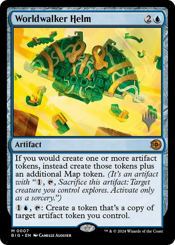 Worldwalker Helm — The Big Score Promos — Magic: The Gathering