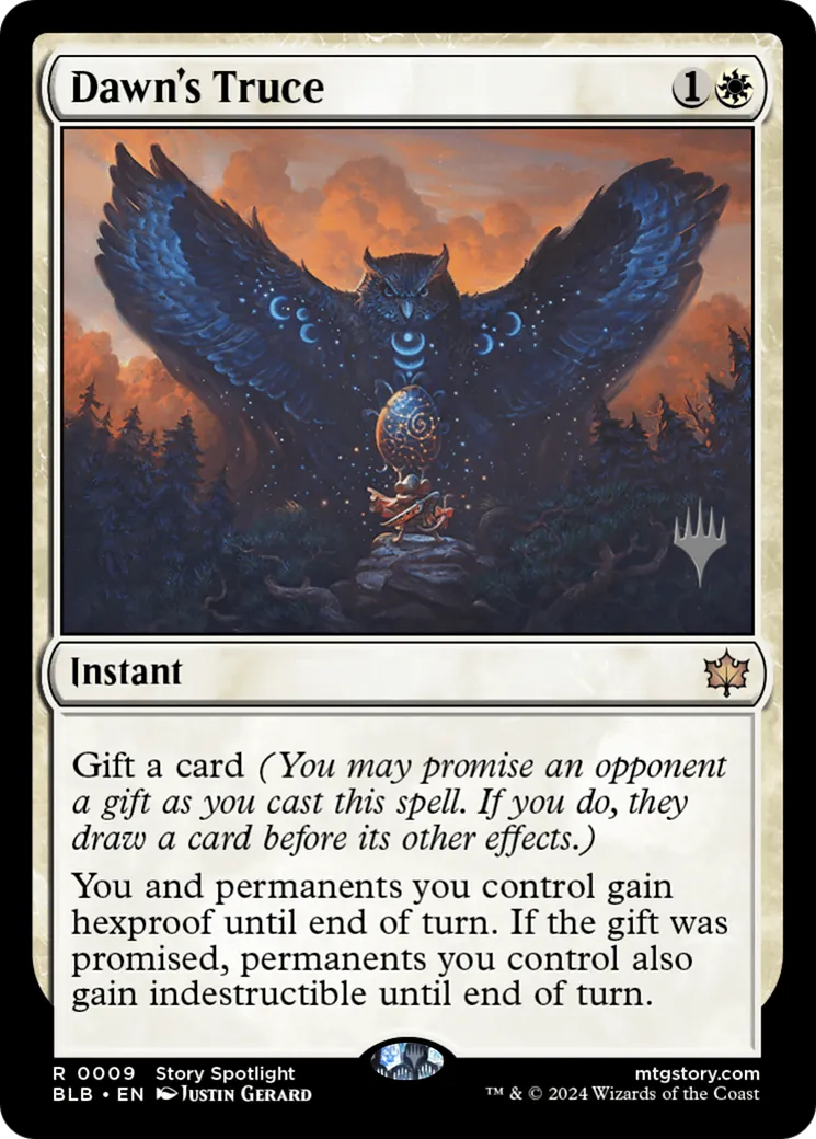 Dawn's Truce — Bloomburrow Promos — Magic: The Gathering