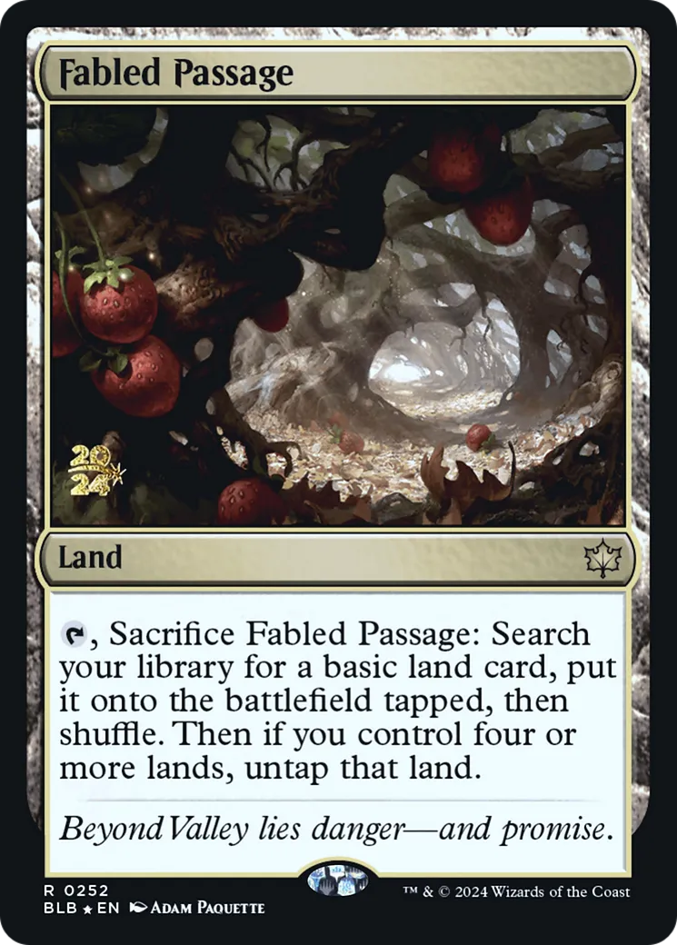 Fabled Passage — Bloomburrow Promos — Magic: The Gathering