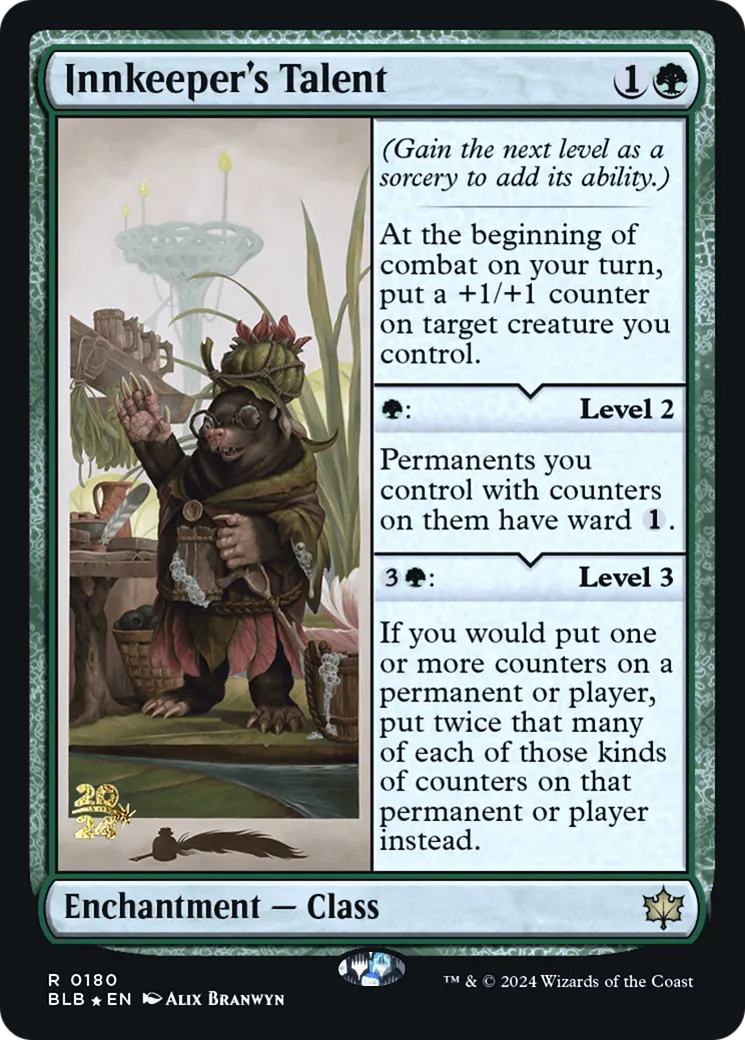 Talent de l'aubergiste — Bloomburrow Promos — Magic: The Gathering
