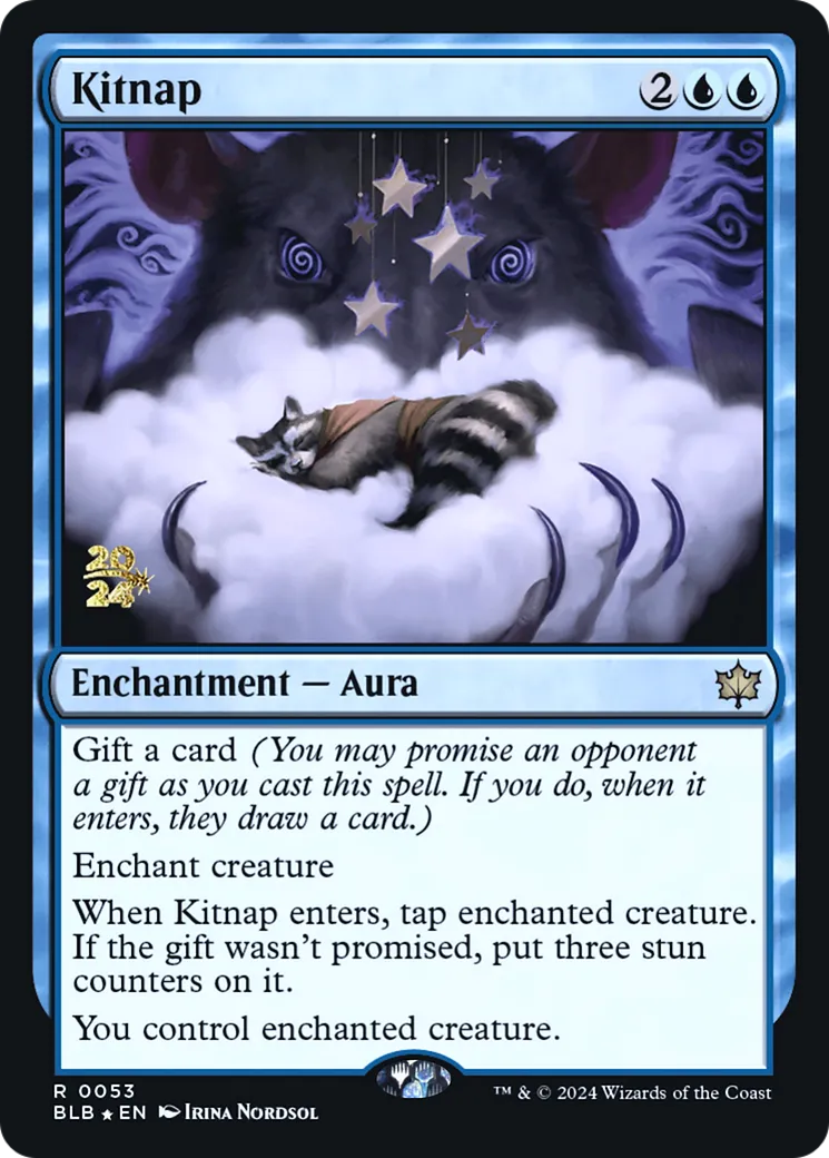 Sieste du jeune raton laveur — Bloomburrow Promos — Magic: The Gathering