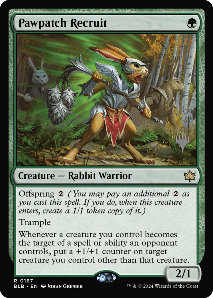 Pawpatch Recruit from Bloomburrow Promos - Magic: The Gathering