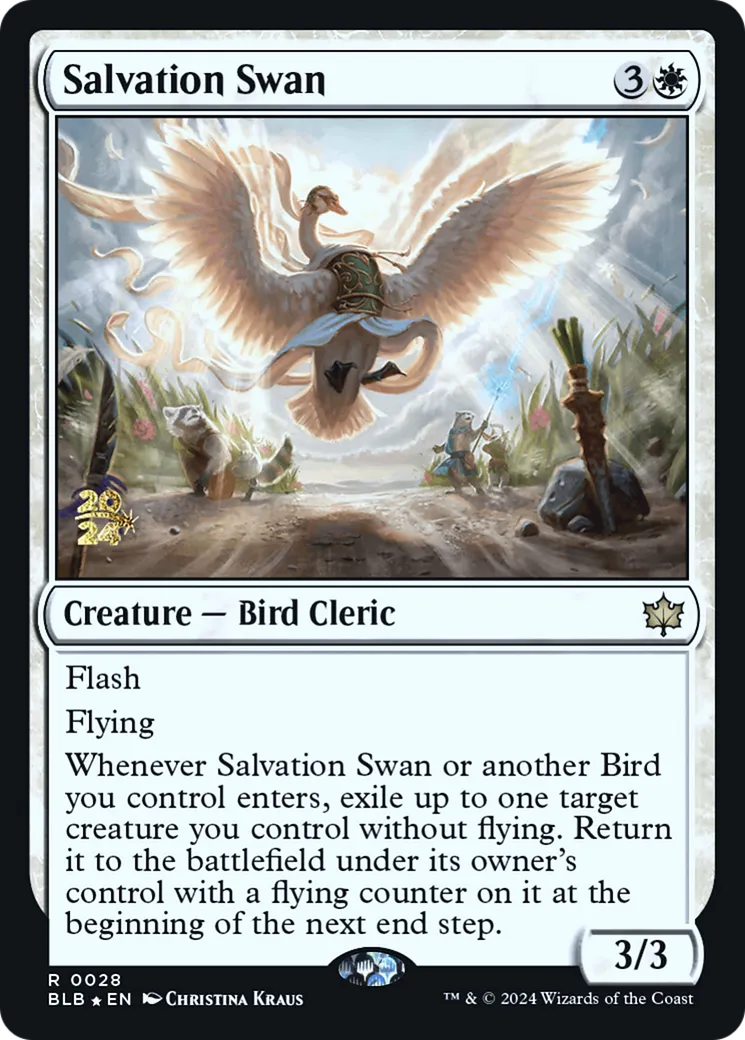 Salvation Swan — Bloomburrow Promos — Magic: The Gathering