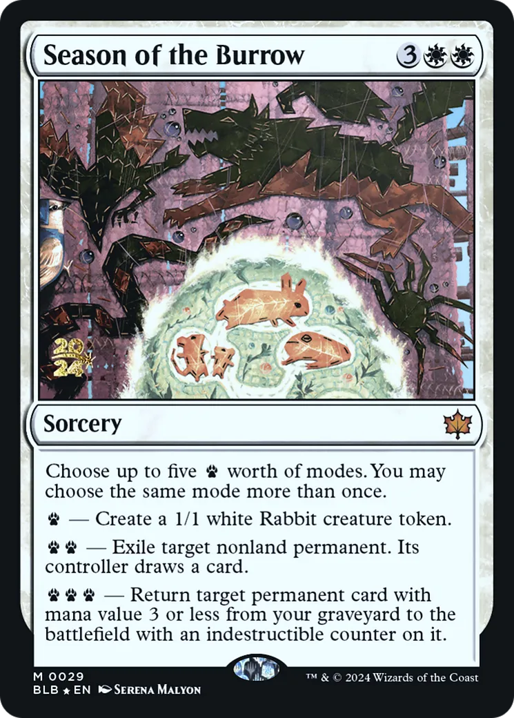 Saison du terrier — Bloomburrow Promos — Magic: The Gathering