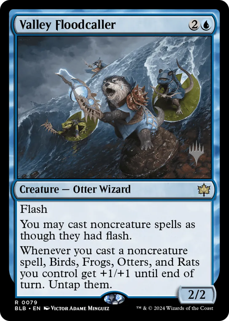 Meneuse de flots de Vallée — Bloomburrow Promos — Magic: The Gathering