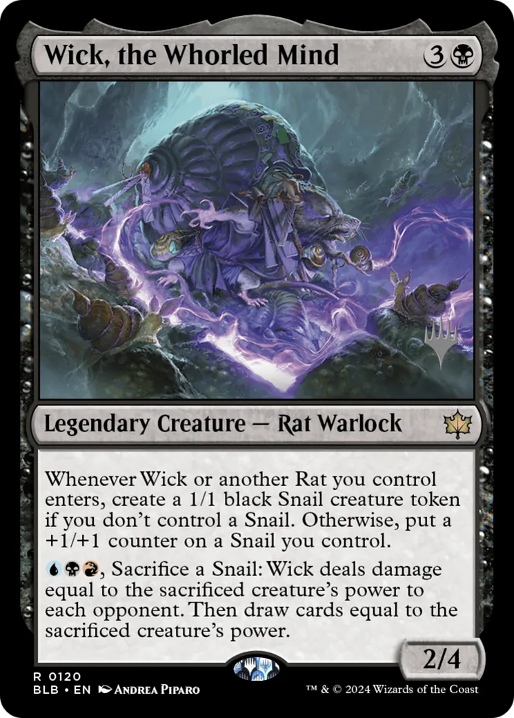 Wick, the Whorled Mind — Bloomburrow Promos — Magic: The Gathering