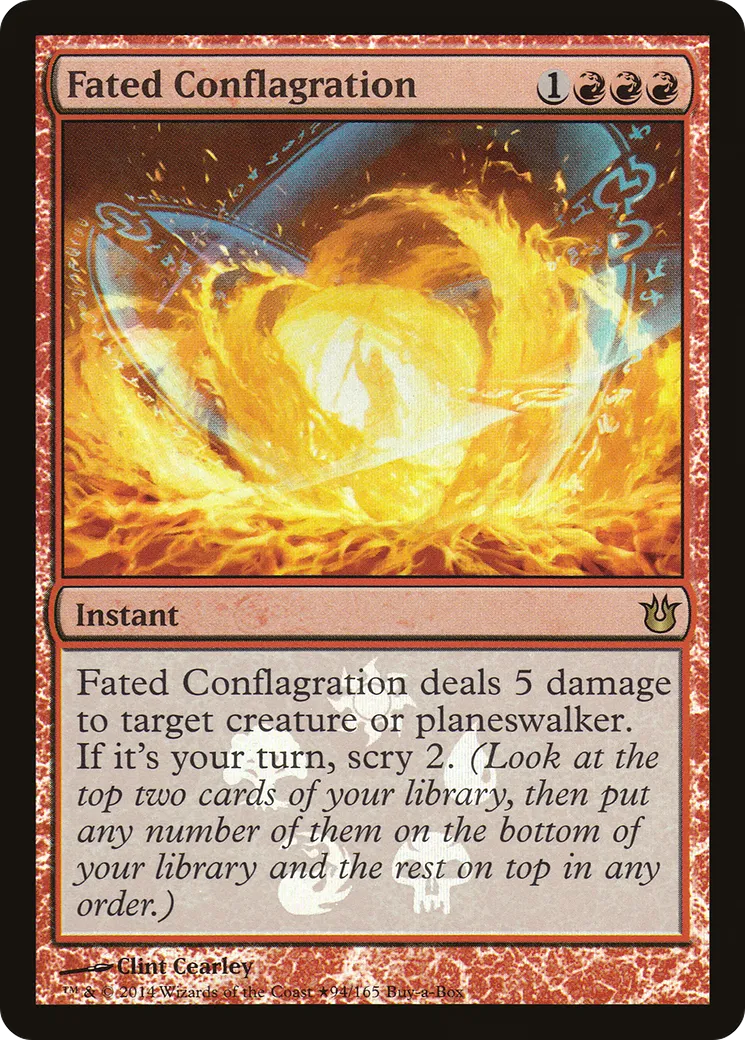Conflagration annoncée — Born of the Gods Promos — Magic: The Gathering
