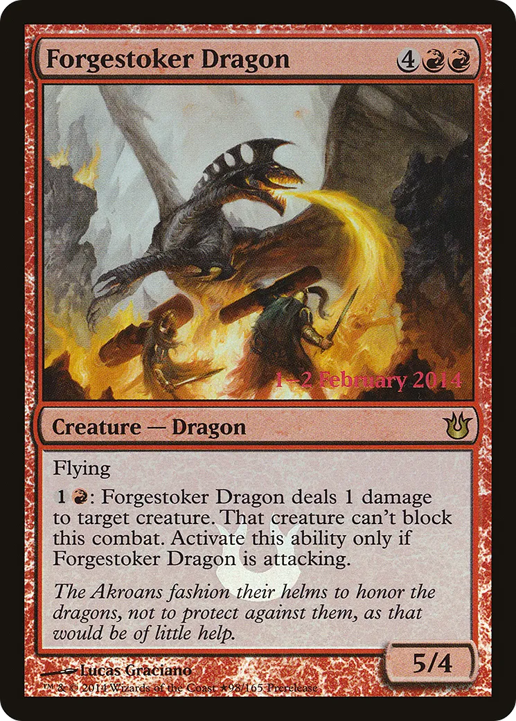 Dragon souffleforge from Born of the Gods Promos - Magic: The Gathering