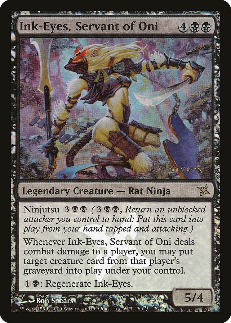 Yeux d'encre, servante des oni — Betrayers of Kamigawa Promos — Magic: The Gathering
