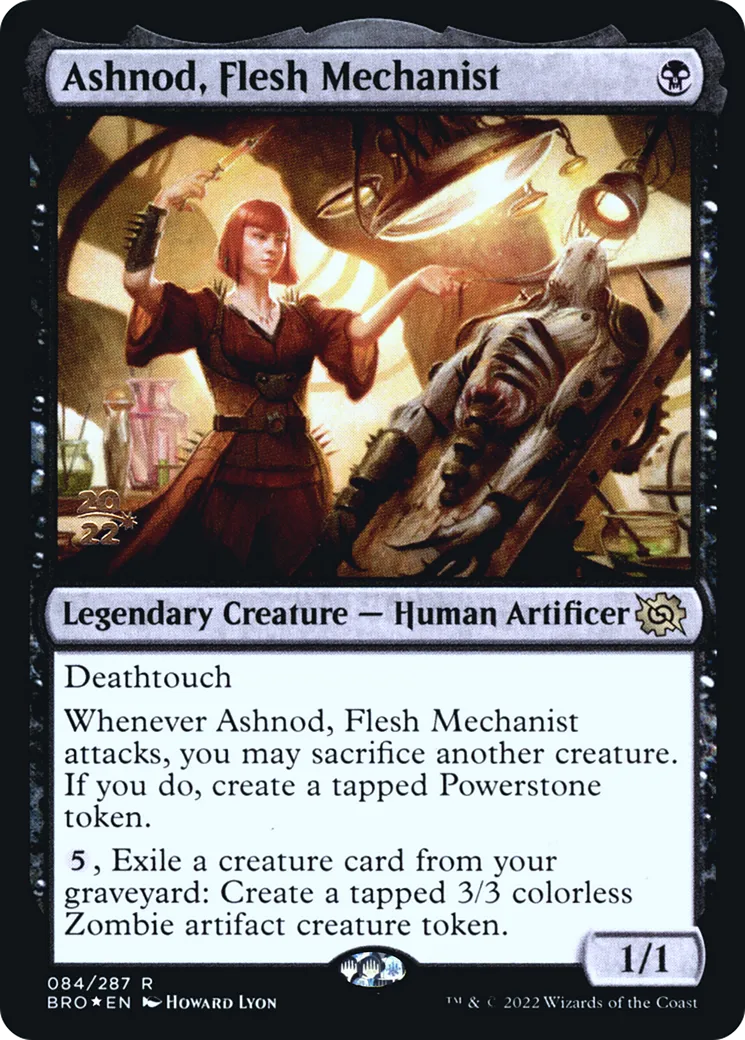 Ashnod, mécaniste de chair — The Brothers' War Promos — Magic: The Gathering