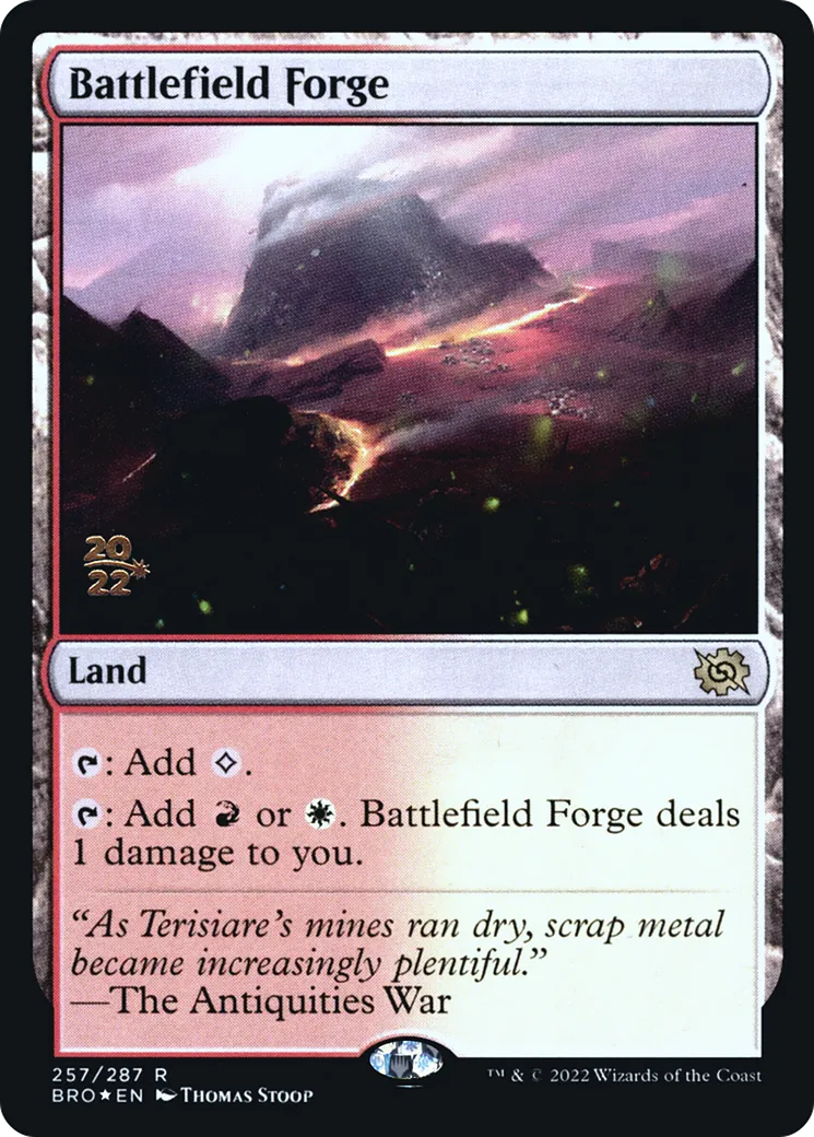 Battlefield Forge — The Brothers' War Promos — Magic: The Gathering