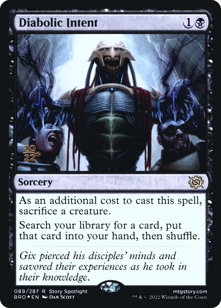 Diabolique dessein — The Brothers' War Promos — Magic: The Gathering