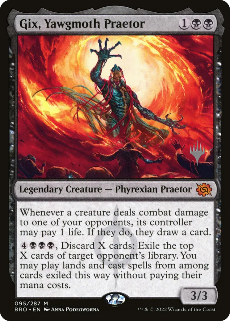 Gix, praetor de Yaugzebul — The Brothers' War Promos — Magic: The Gathering