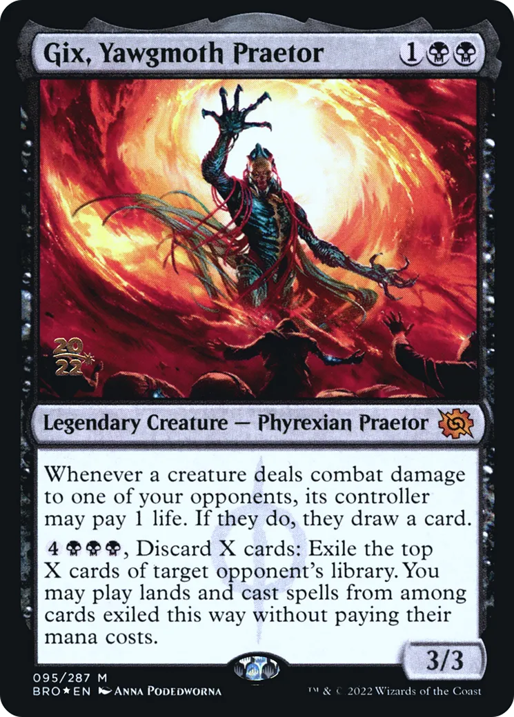Gix, praetor de Yaugzebul — The Brothers' War Promos — Magic: The Gathering