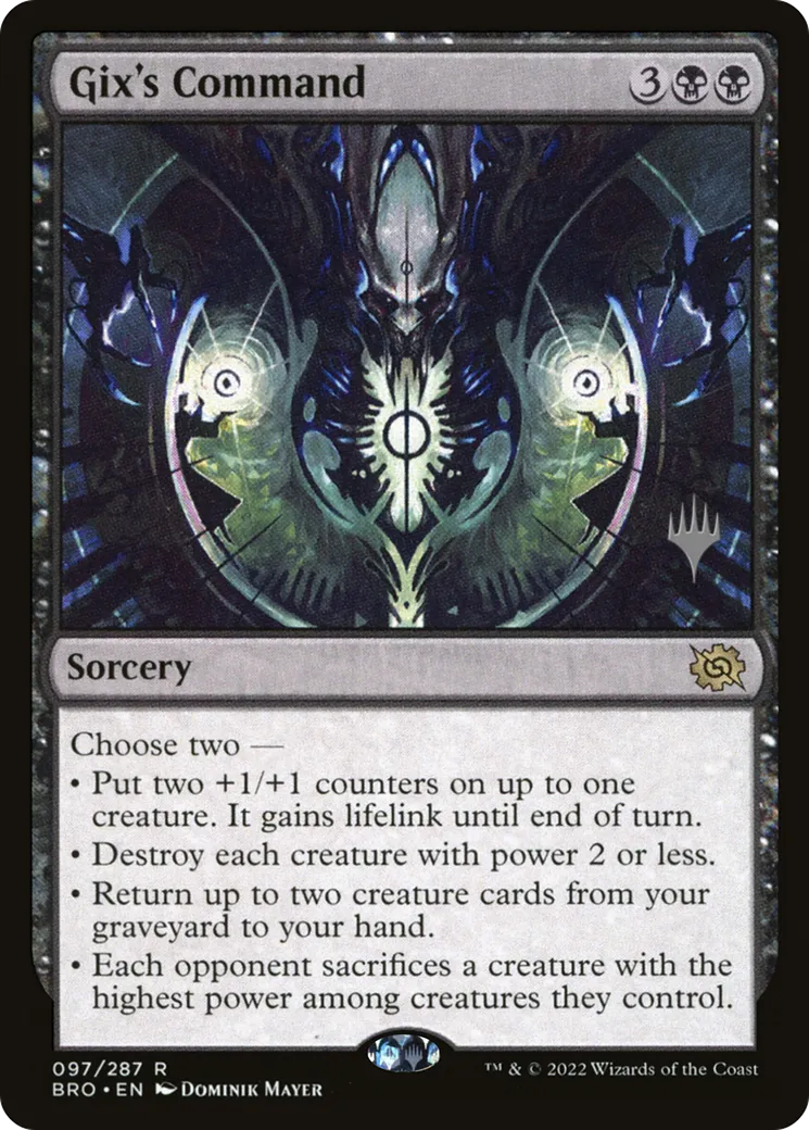 Commandement de Gix — The Brothers' War Promos — Magic: The Gathering