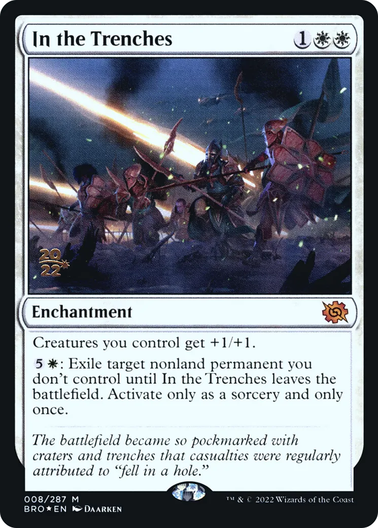 Dans les tranchées — The Brothers' War Promos — Magic: The Gathering