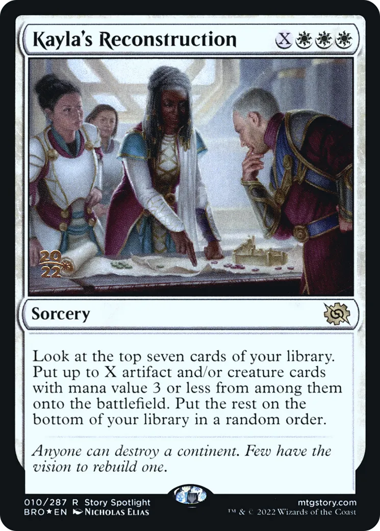 Reconstruction de Kayla — The Brothers' War Promos — Magic: The Gathering