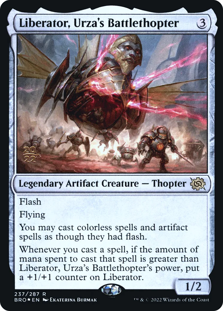 Liberator, Urza's Battlethopter — The Brothers' War Promos — Magic: The Gathering