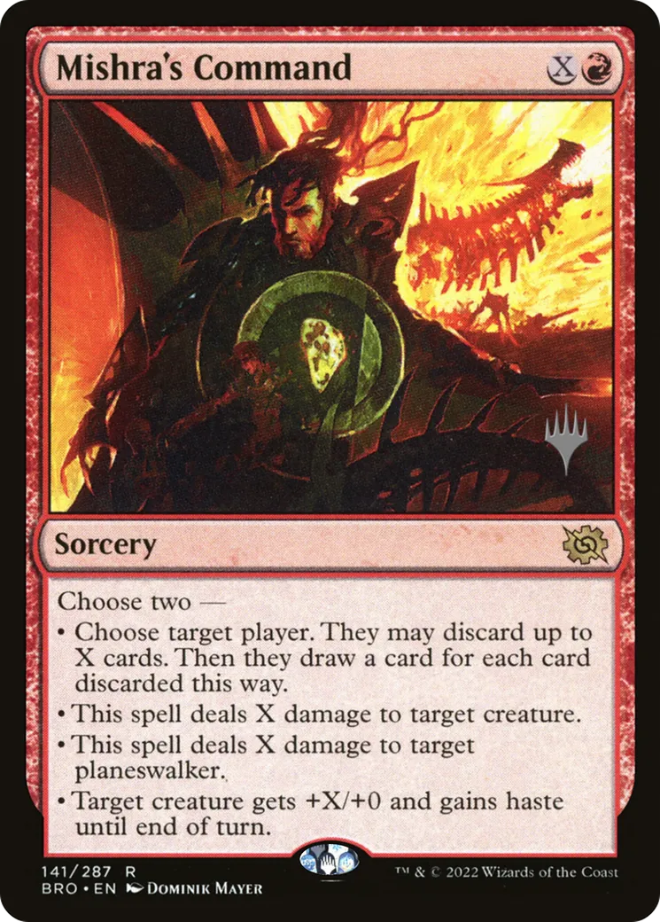 Mishra's Command — The Brothers' War Promos — Magic: The Gathering