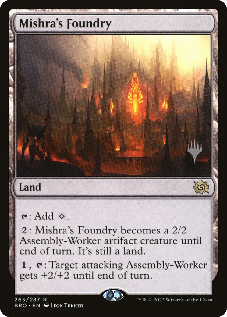 Mishra's Foundry — The Brothers' War Promos — Magic: The Gathering