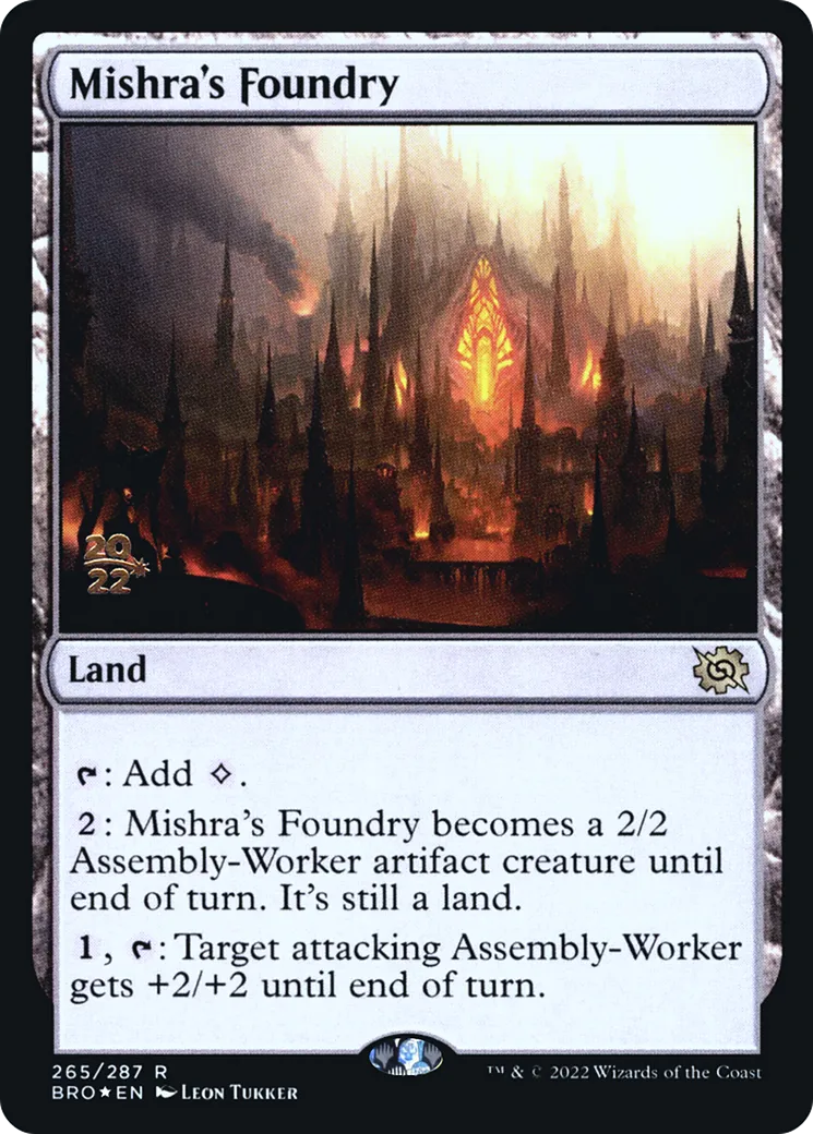 Fonderie de Mishra — The Brothers' War Promos — Magic: The Gathering