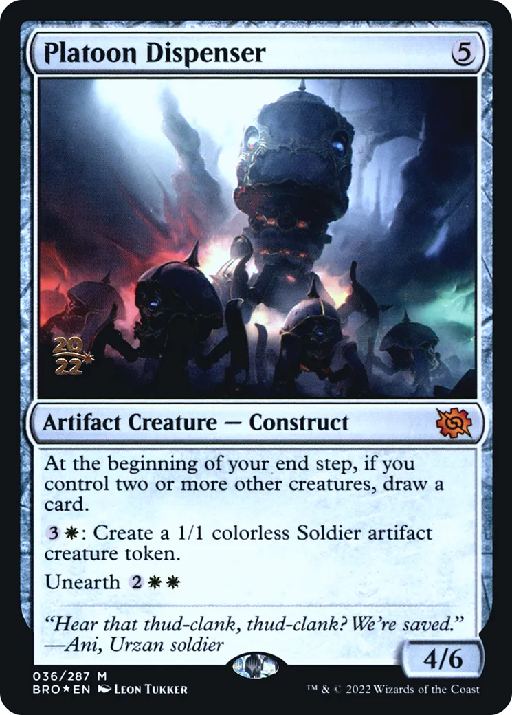 Distributeur de régiments — The Brothers' War Promos — Magic: The Gathering