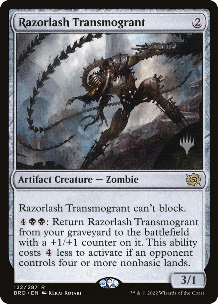 Razorlash Transmogrant — The Brothers' War Promos — Magic: The Gathering