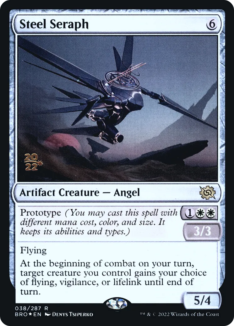 Séraphin d'acier — The Brothers' War Promos — Magic: The Gathering