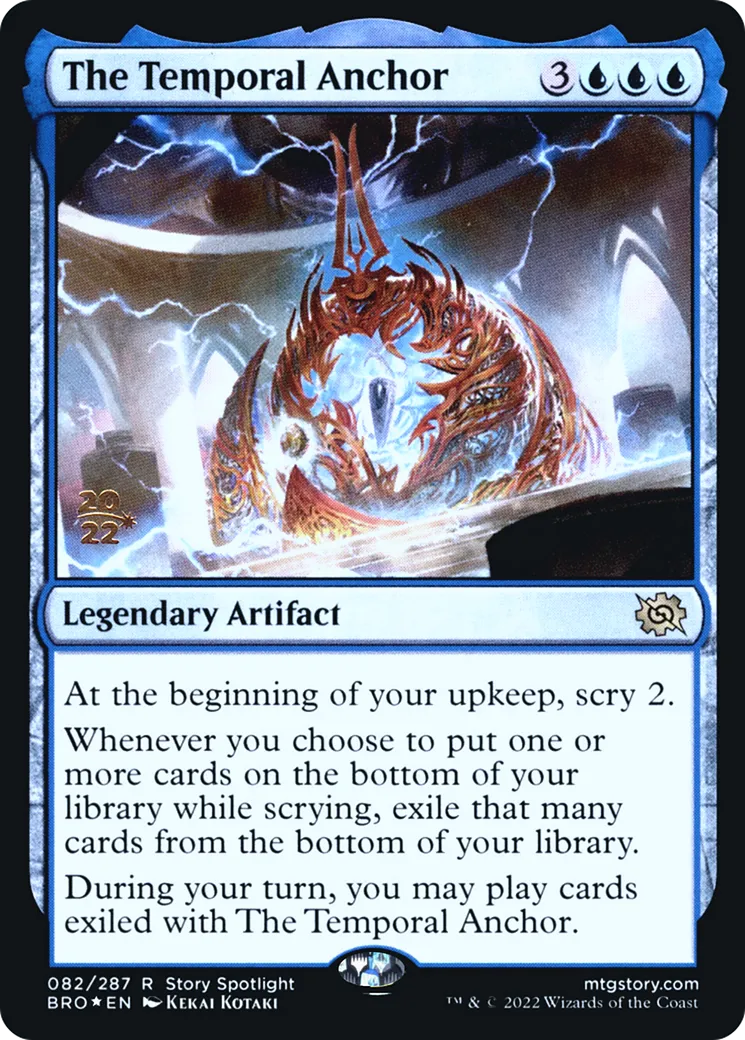The Temporal Anchor — The Brothers' War Promos — Magic: The Gathering